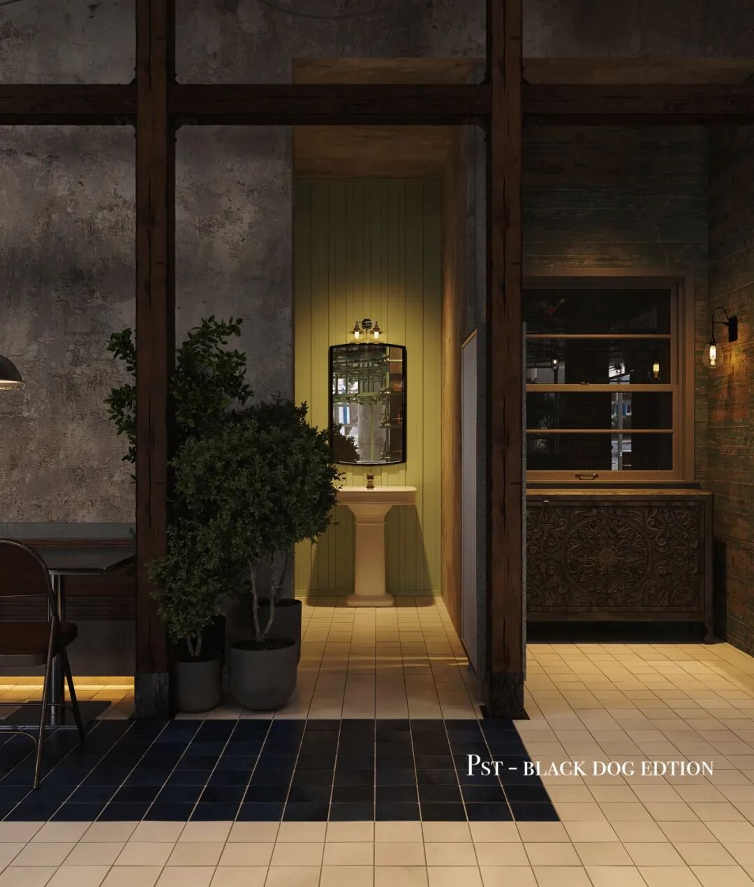 黑犬咖啡馆:停泊在机械时代的航海旧梦 商业空间设计丨YIBEI DESIGN SUZHOU-27