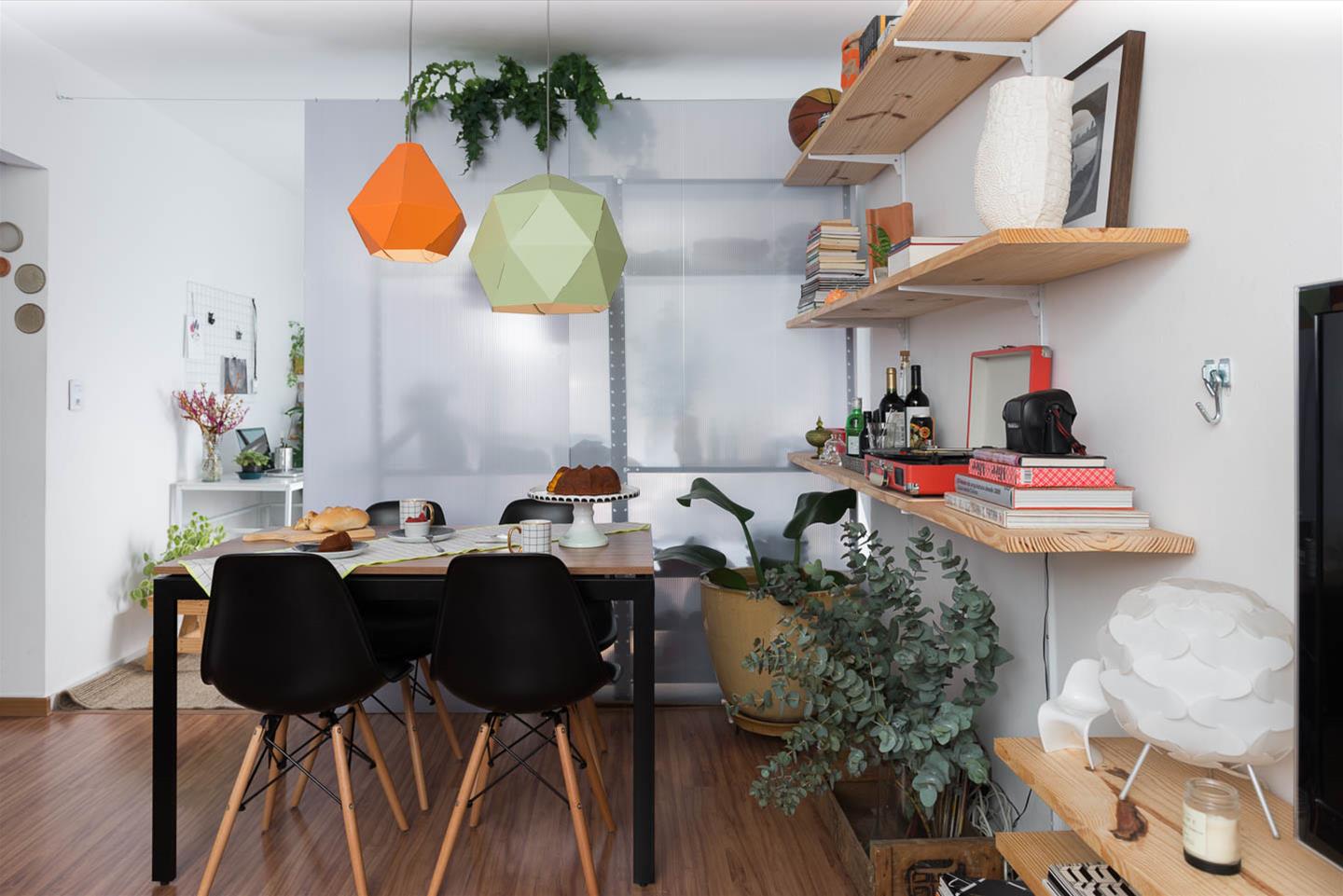 巴西 45 平米公寓，木质与光线的完美结合-3