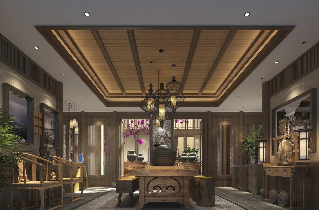 西江苗寨西街销售中心设计-3