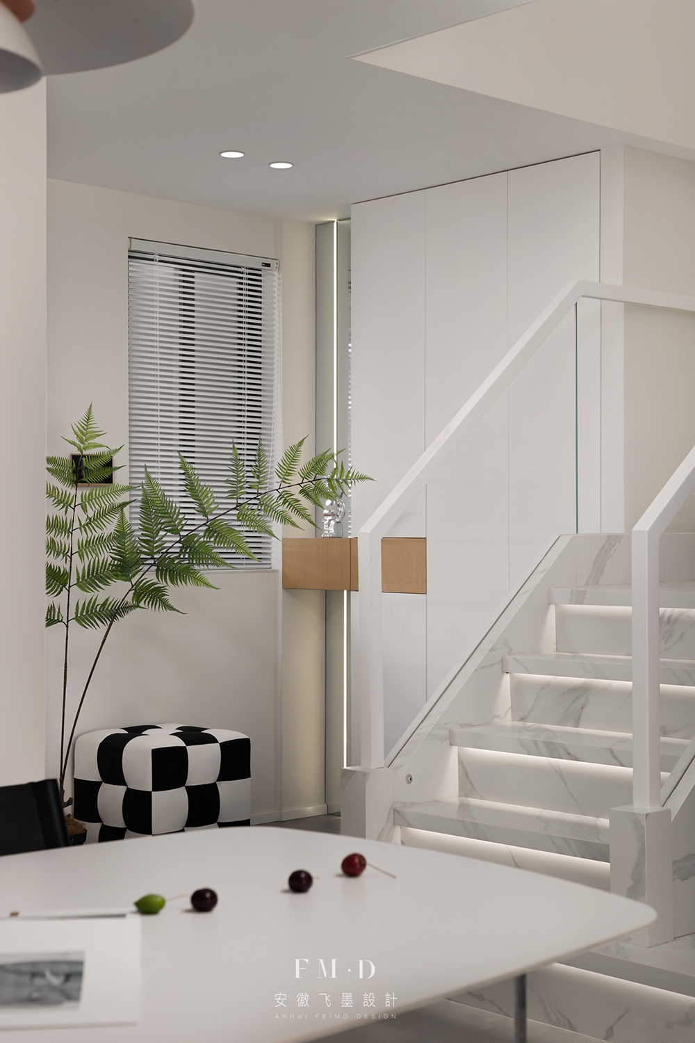 奶油风复式住宅丨中国滁州丨飞墨设计组-54