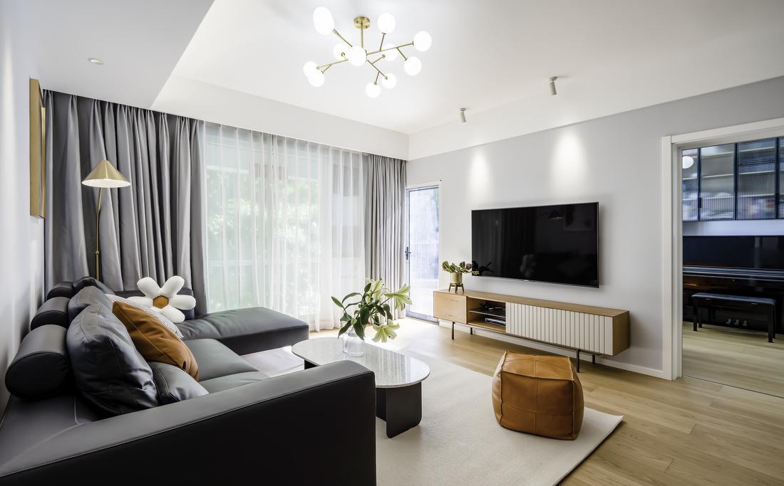 轻美式田园风平层设计丨乐蜂壹玖柒玖设计院-12