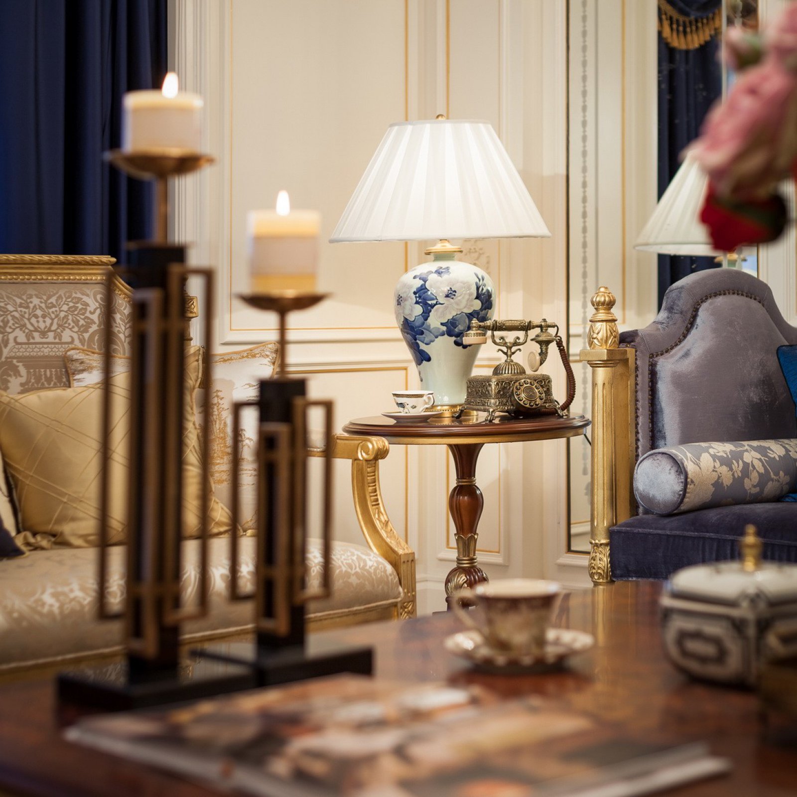 古典与现代融合的洛可可宅  Pin Design致品空间-37