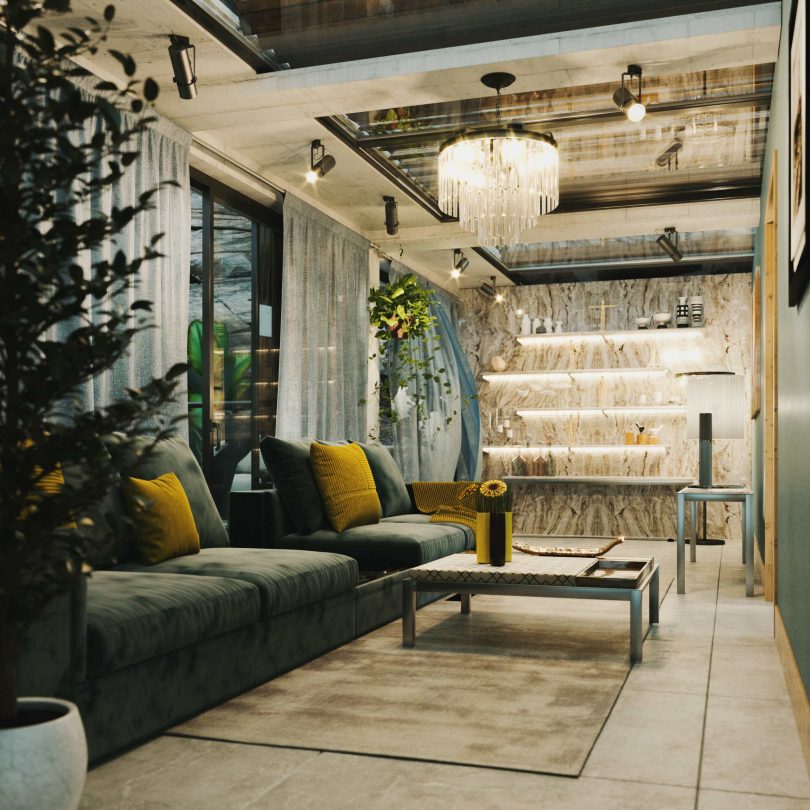 “Mountain House”家庭小屋丨哥伦比亚丨伊朗建筑师兼室内设计师Milad Eshtiyaghi-3