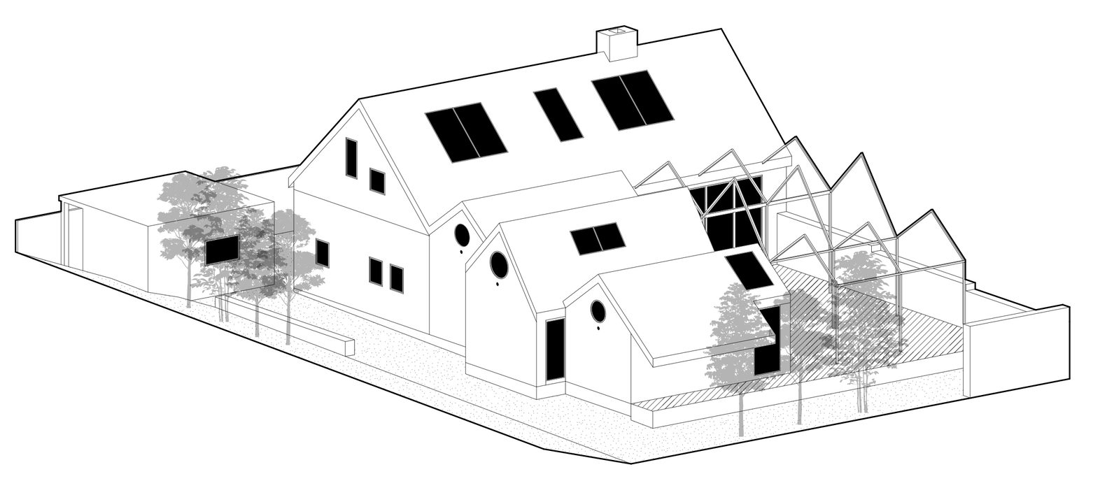 “鸟巢”之家 · 丹麦五口之家的自然生活丨Werkt Studio-43