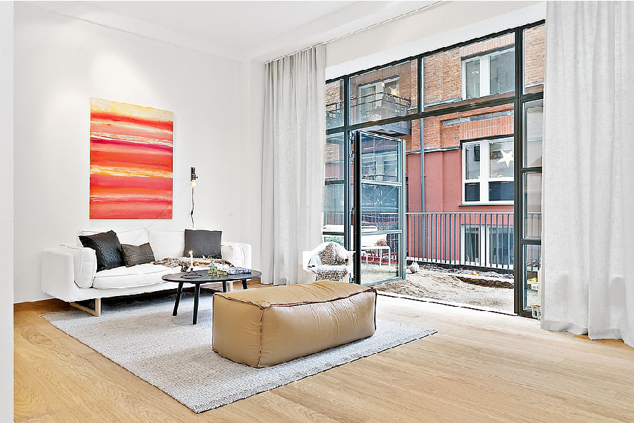 斯德哥尔摩带海港景观的纽约风格 loft丨瑞典斯德哥尔摩-5