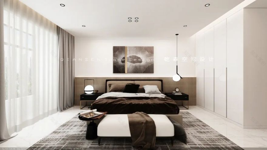 现代生活之美 | 东胜金钰华庭 180㎡现代风格居室设计-42