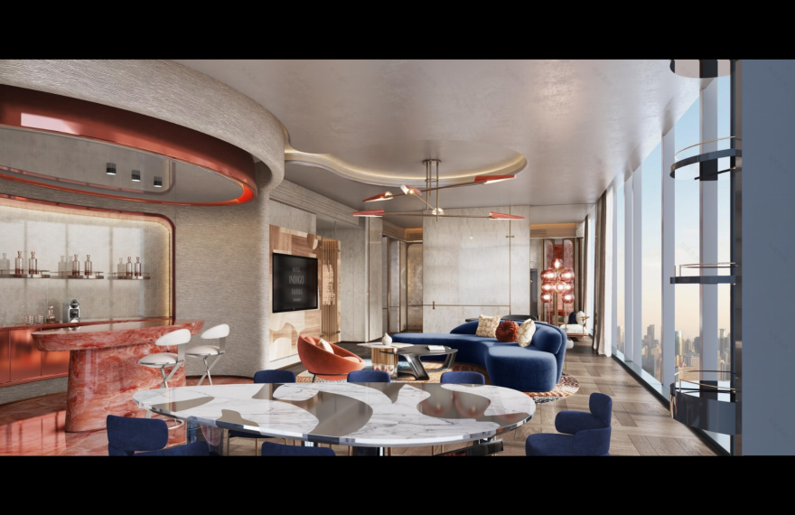 重庆朝天门英迪格酒店丨中国重庆丨HBA-66