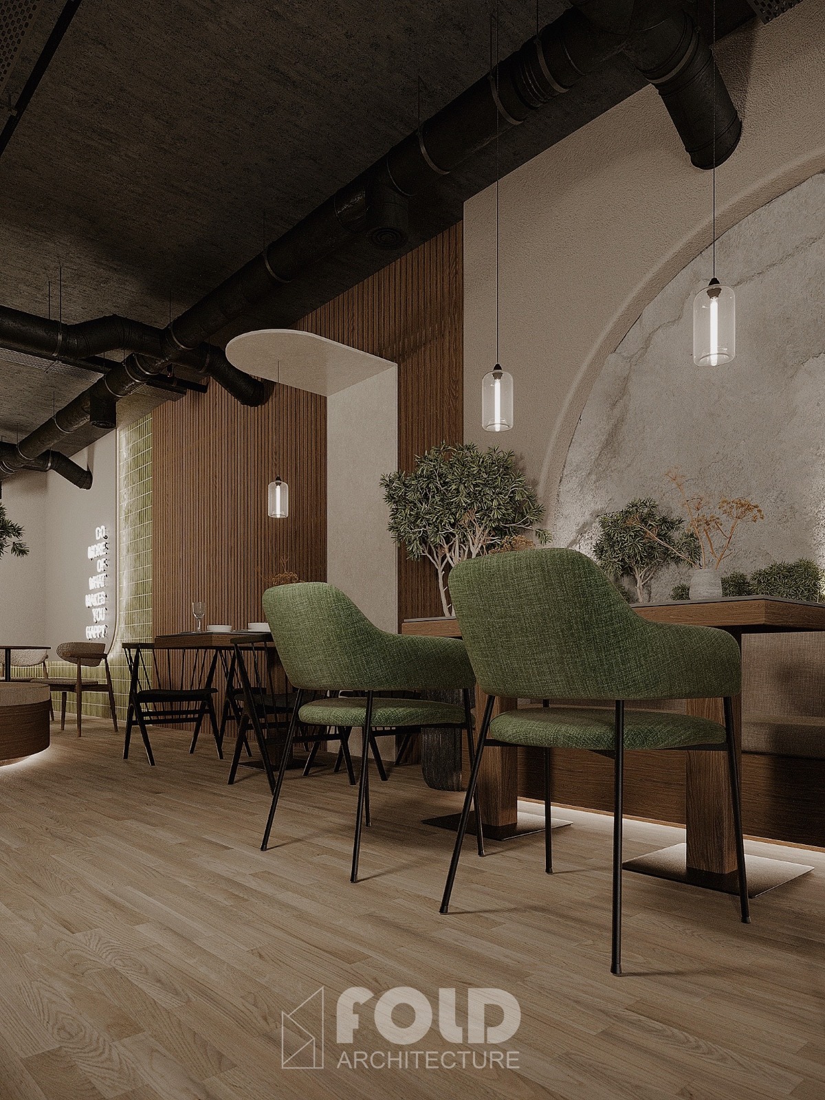 Warm Industrial Restaurant Concept-1