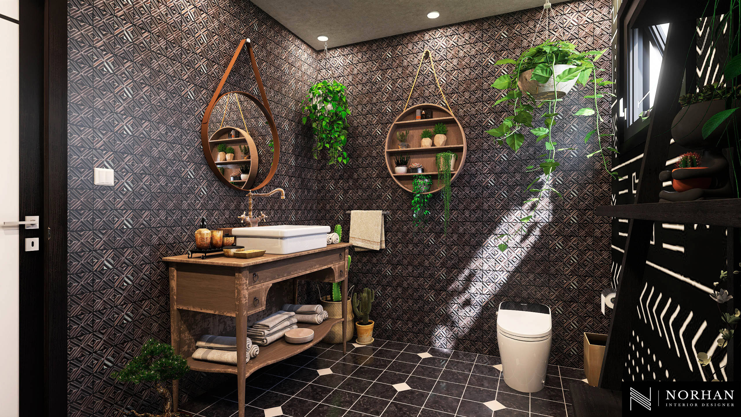 Apartement in African style-31