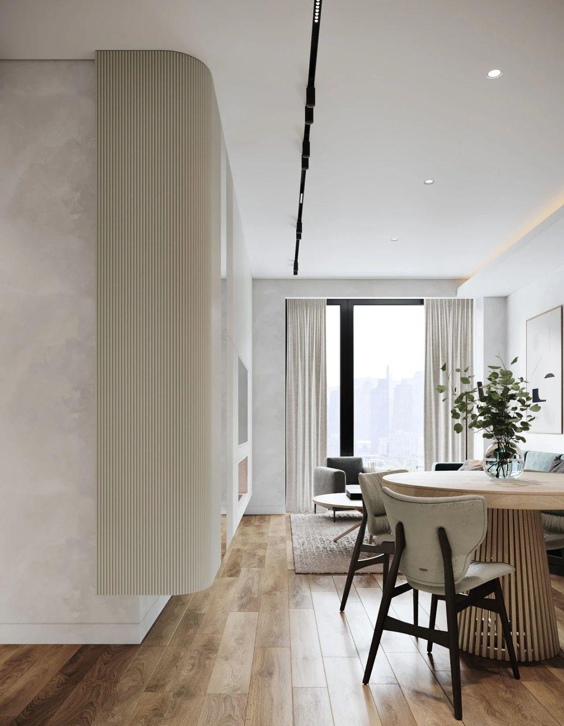 顾念安 88㎡现代素雅家居设计，简约中见精致-11