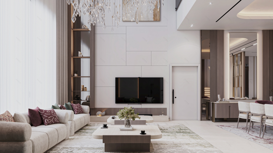 奢侈品现代开放空间(含双高空间)丨阿联酋阿布扎比丨Archpix Engineering Consultants-20