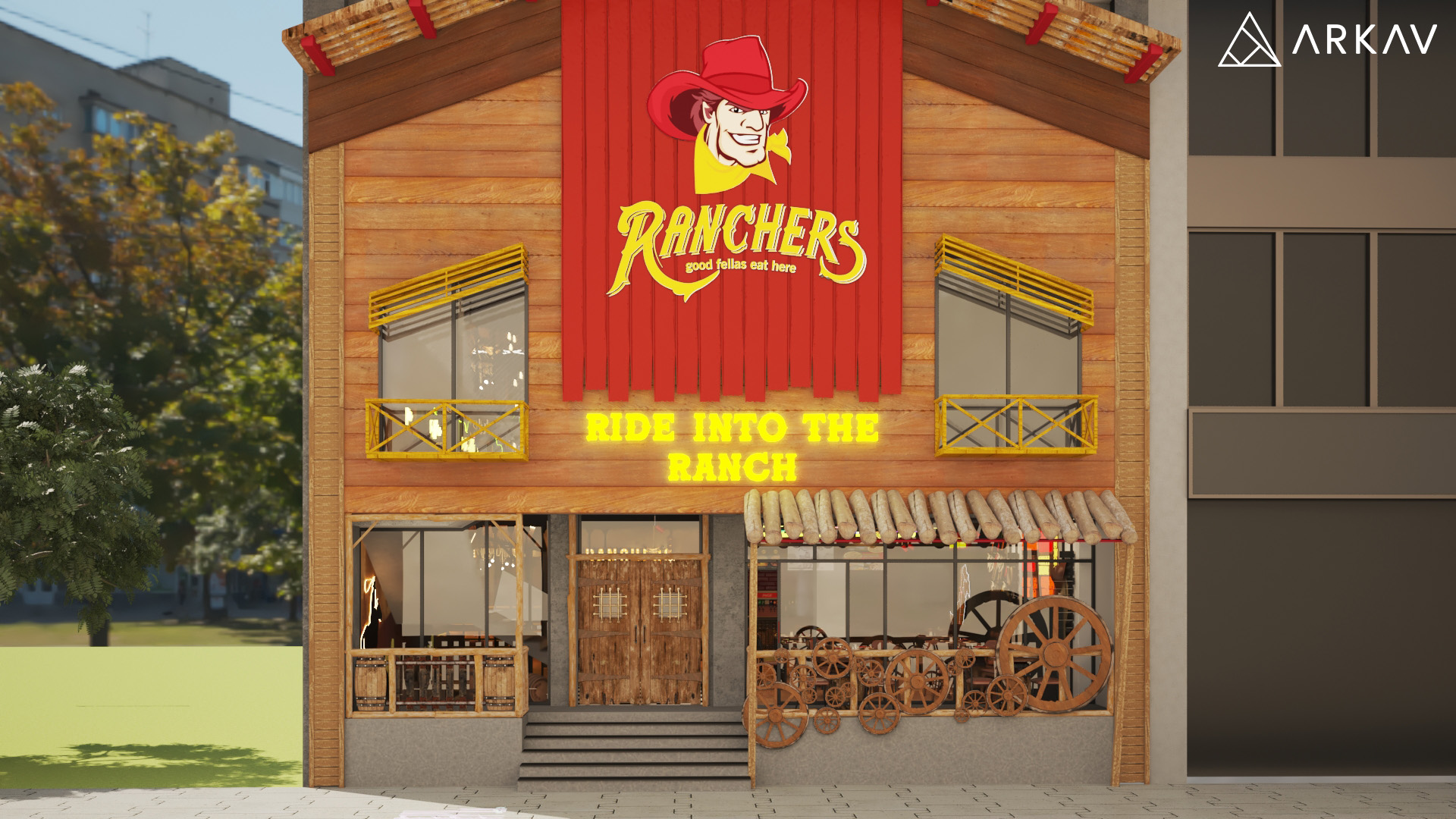 Wild West Theme Fast Food Restaurant - Sialkot Branch-2