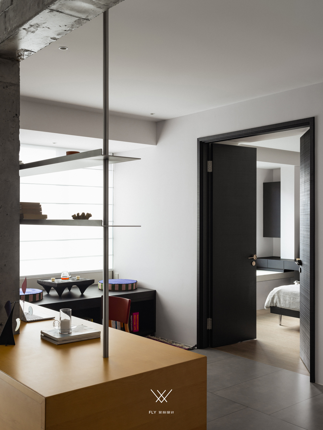 精装房改造 · 包豪斯基因与蒙德里安色彩的碰撞丨中国杭州丨菲拉设计(FLY DESIGN)-38