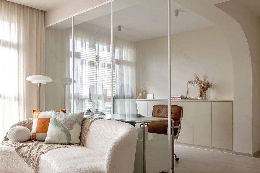 奶油风婚房设计丨屋主自己-31