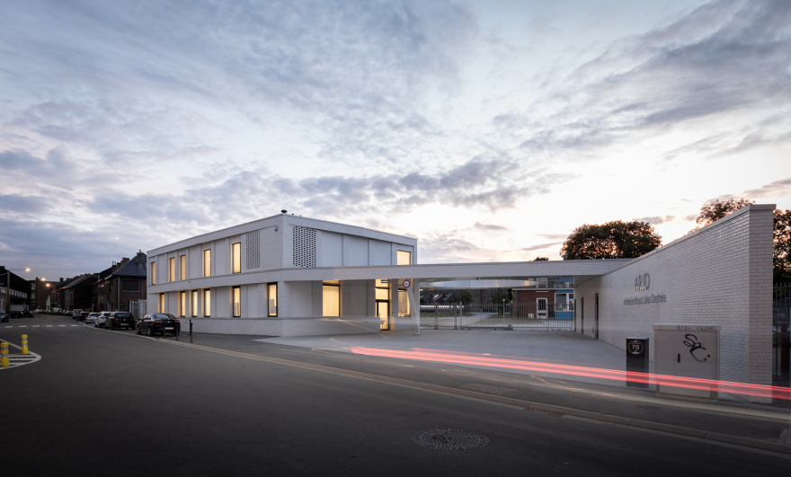 Marcinelle II School · 绿色校园的边界之美丨比利时丨LT2A,OPEN ARCHITECTES-29