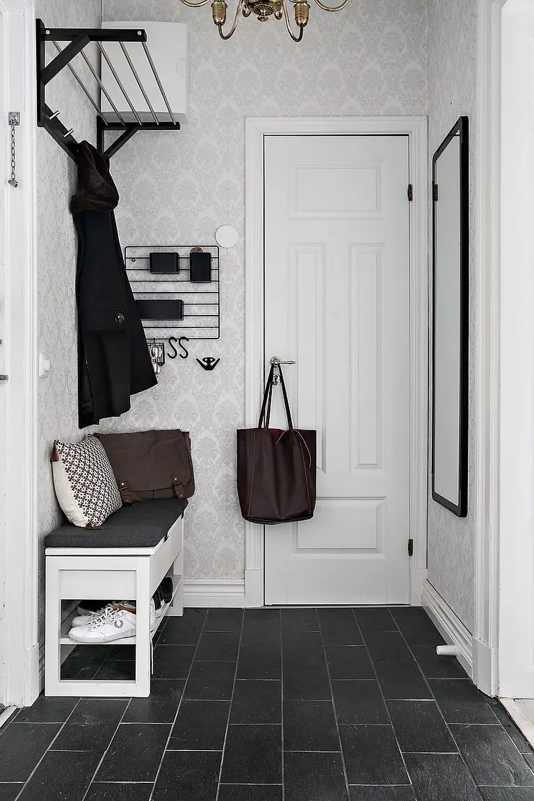 瑞典 63 平米幸福公寓 | 客厅厨房为主，卧室面积小-15