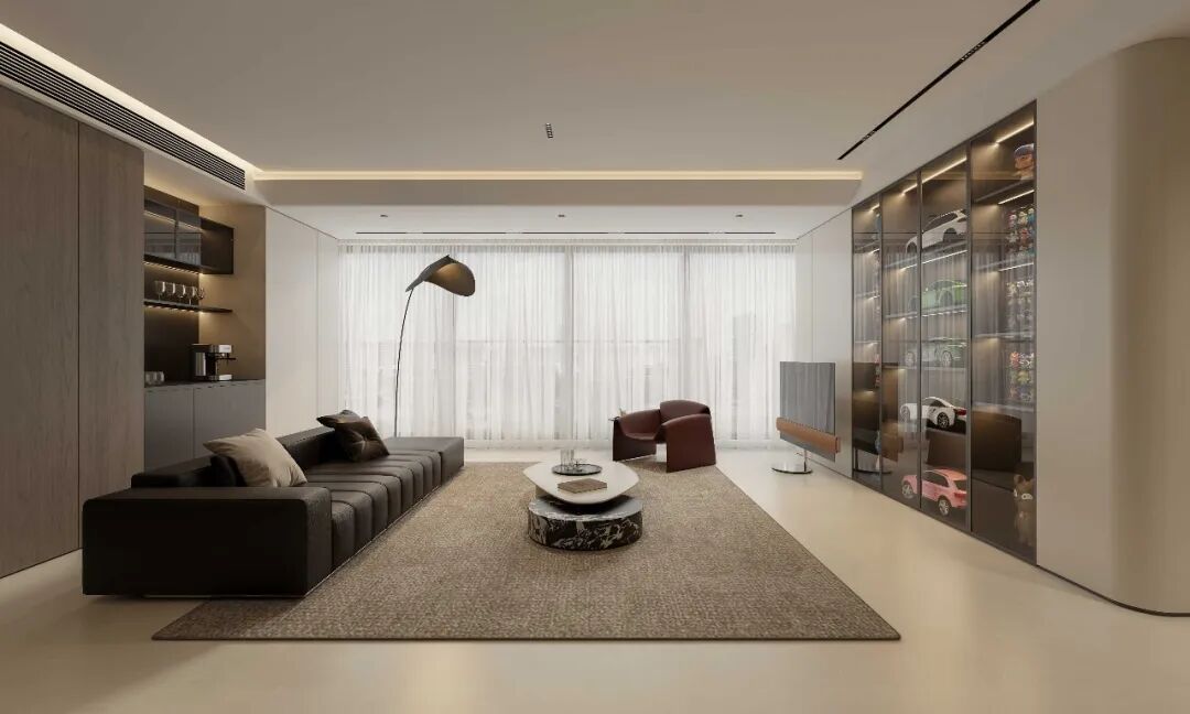 丽园作品｜檀境159㎡：现代家居生活场景的和谐奏鸣-16