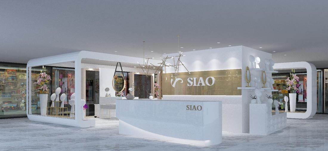 双色假发店 | 玫瑰金与白色的清爽空间设计-13