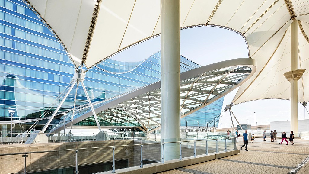 Gensler 打造绿色环保的丹佛机场 Westin 酒店与交通枢纽中心-7