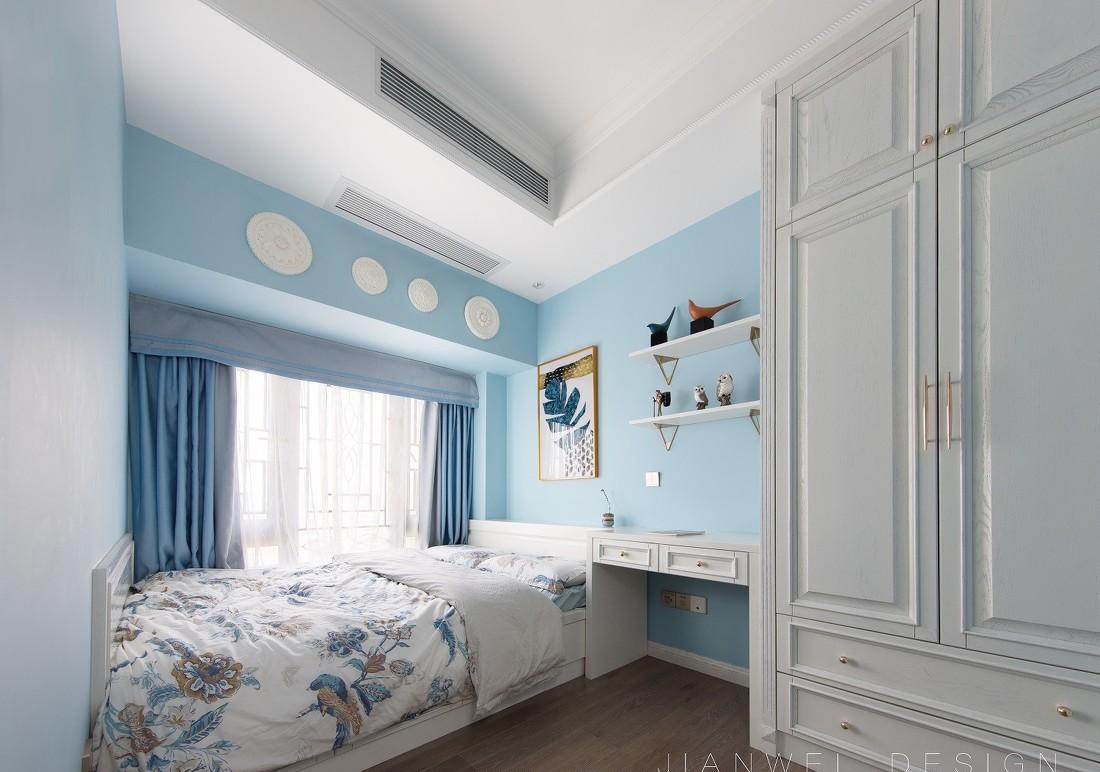 现代摩登美式轻奢家居,玩转平层空间设计-52