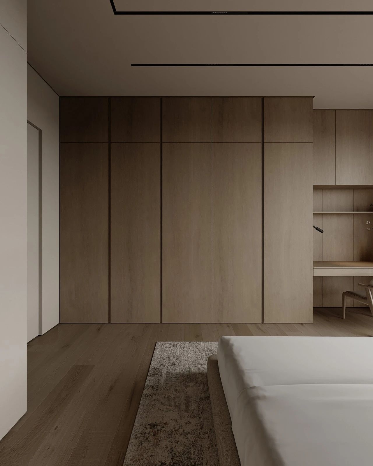 76㎡原木系奶油风极简空间设计丨哈萨克斯坦阿拉木图丨Ursa Studio-29