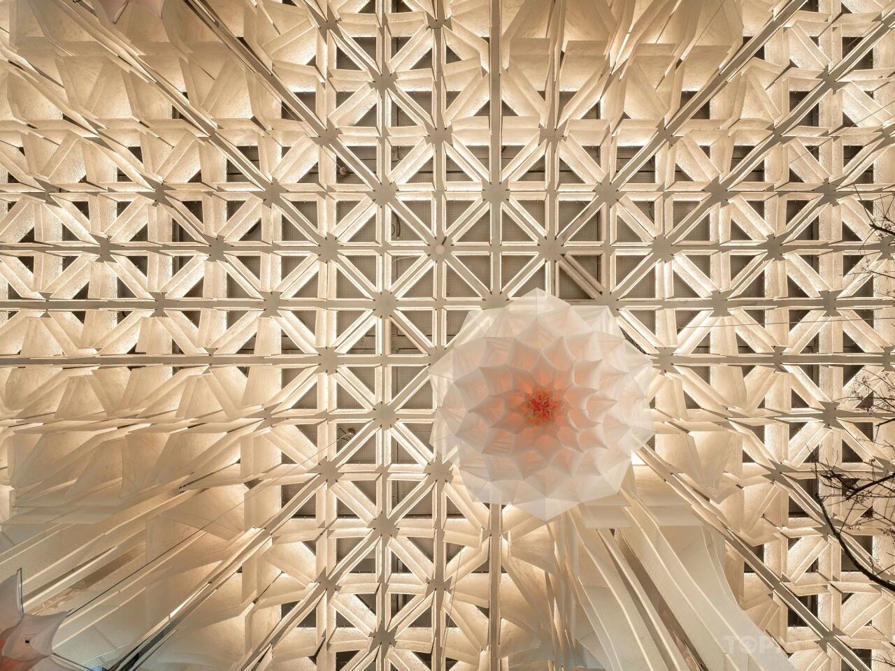 新作 DIA —— 写意山水 · 落日熔金「北京·华润置地 臻澐四季花厅 Urban luxury natural art」丨中国北京丨GAD吴轩-43