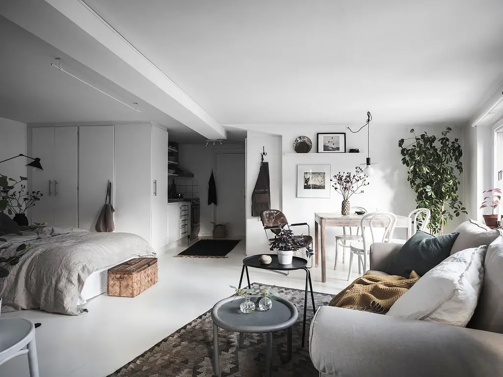 极简一居室,舒适宜居的 36 平米空间-2