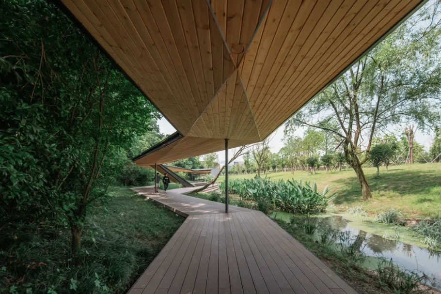 浙江音乐学院「溪上飞檐」丨中国杭州丨line+建筑事务所,gad-145