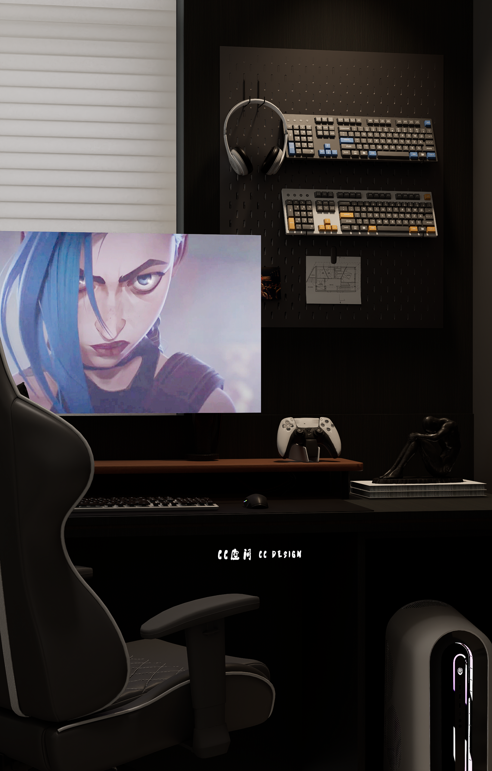 菏泽华联广场中古风原创设计案例丨中国菏泽丨CC 空间设计-57