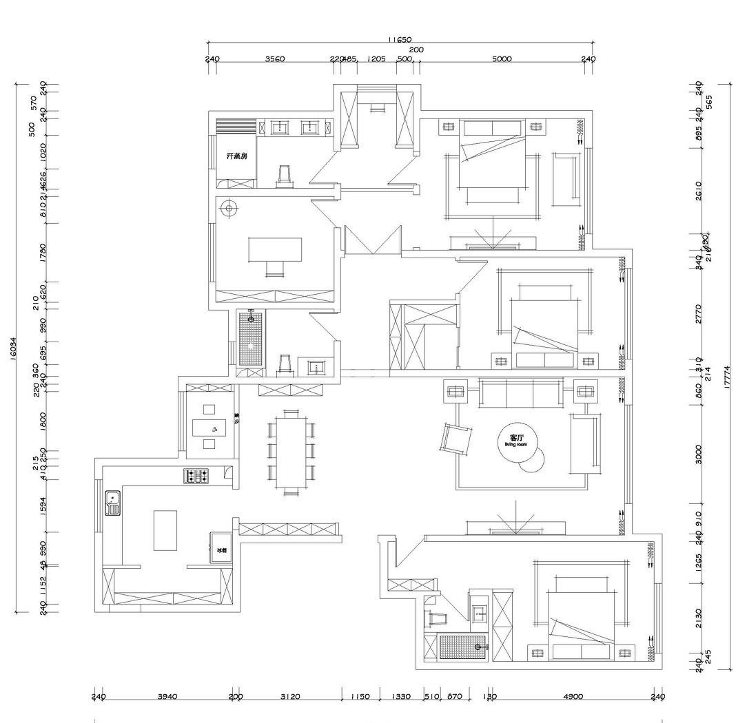 巨华紫光园新中式样板间-0