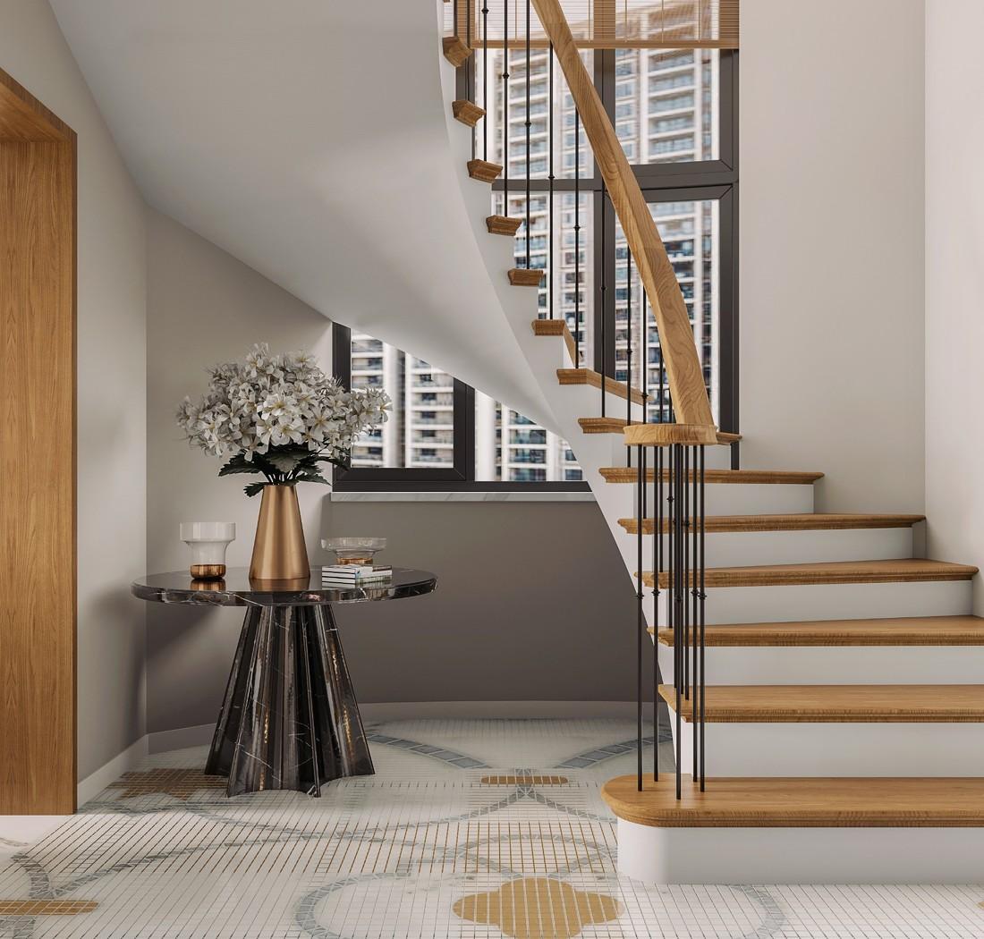 
设计新作 | 200㎡叠加户型_家的温暖 -1