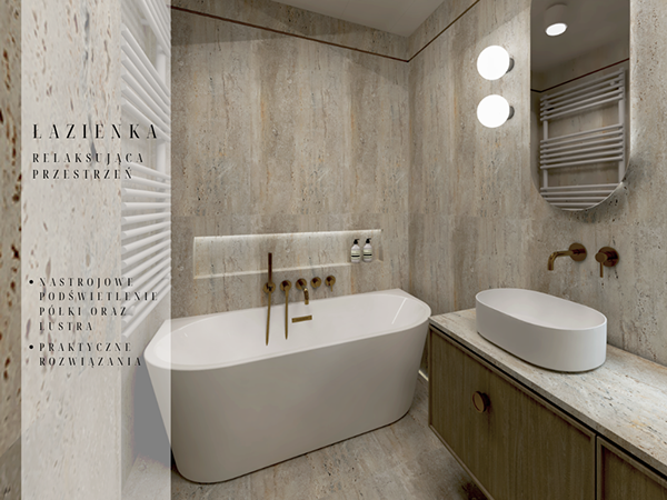 HAPTIC studio - kompleksowy projekt mieszkania 47 m2-9