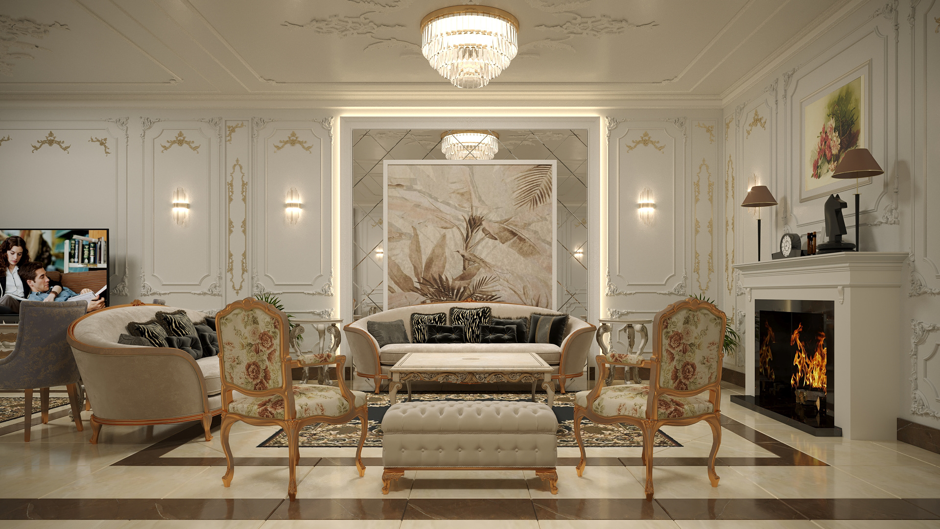 棕榈山别墅室内设计-3