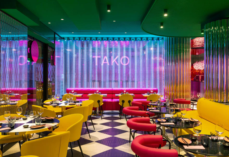 tako(日语:たこ,意为章鱼)奥雷利亚寿司餐厅 丨COLLIDANIELARCHITETTO-6