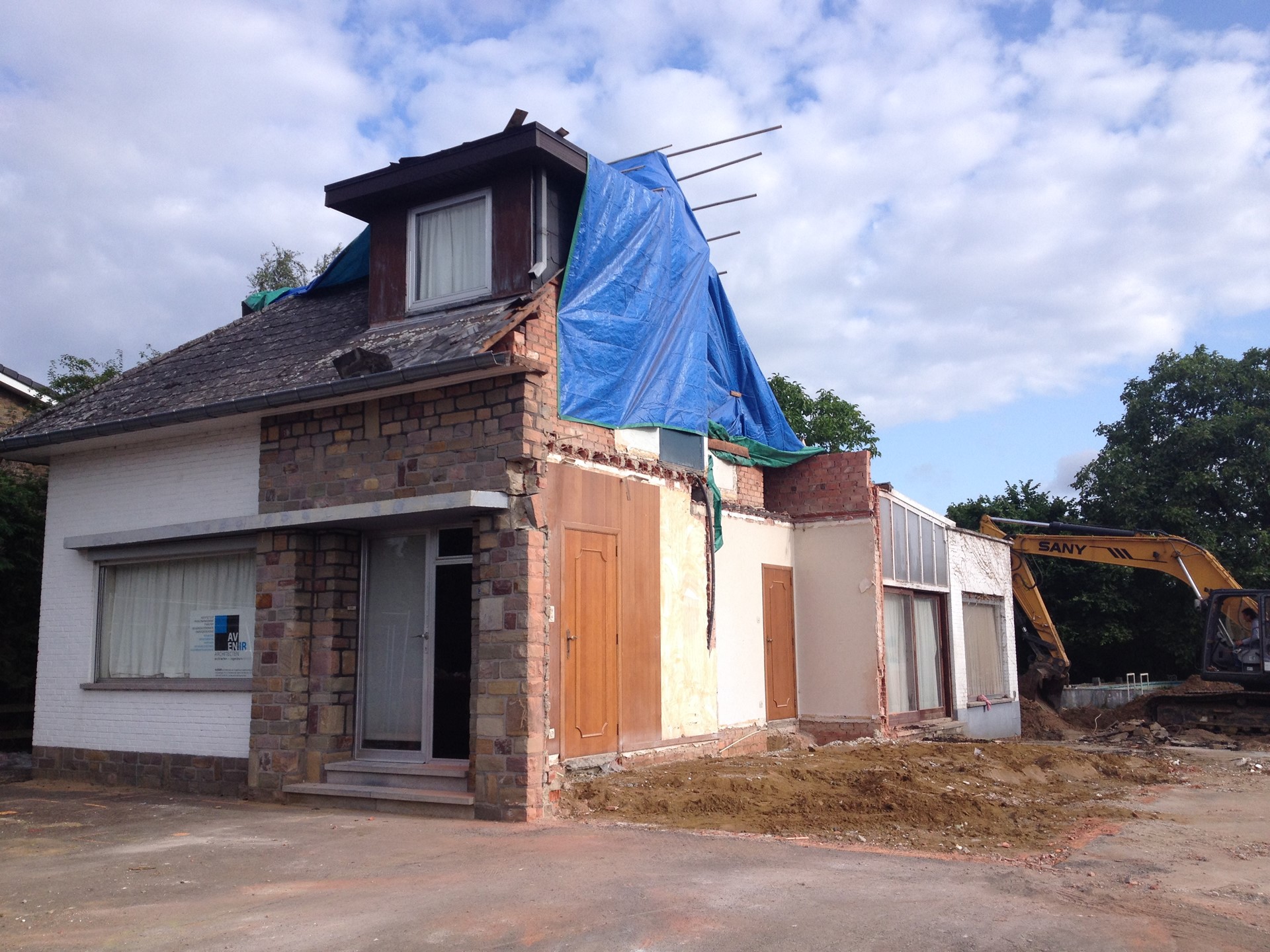 AVENIRarchitecten办公室及住宅改造项目丨比利时-13