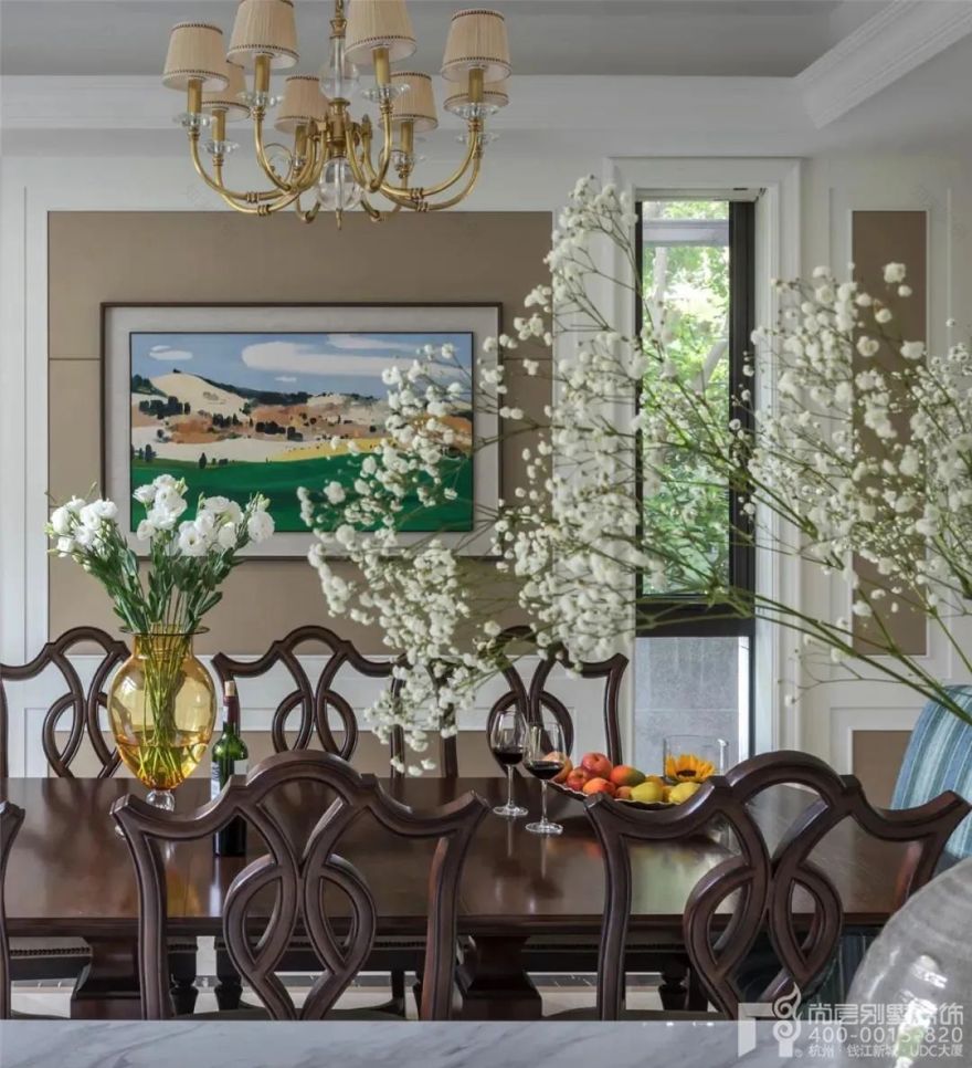 现代美式轻奢空间丨尚层别墅装饰-23