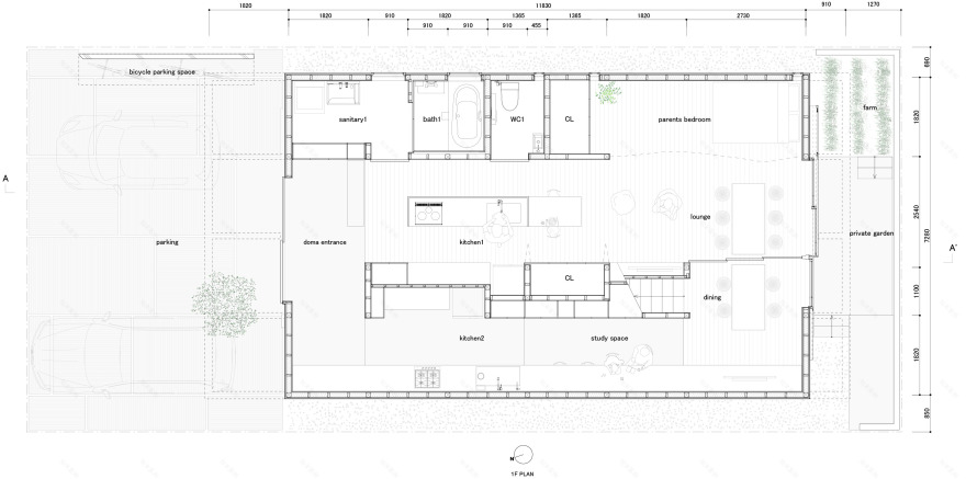 羽根北住宅丨日本丨Katsutoshi Sasaki + Associates-11