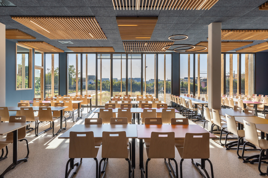 Port Marianne 中学丨法国蒙彼利埃丨A+Architecture 和 AMG Architectes-22