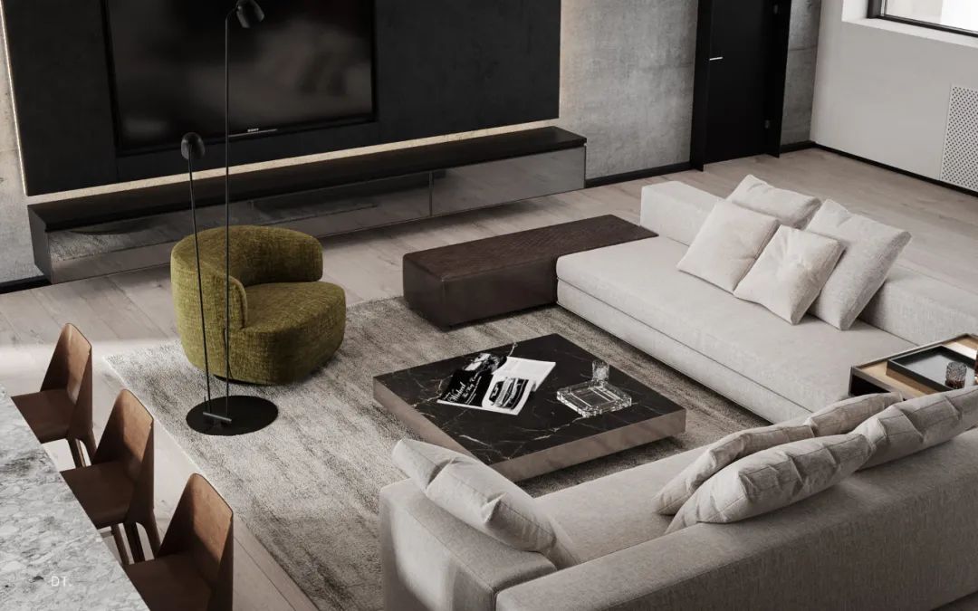 自然主义轻奢住宅，原木与艺术的完美融合-42