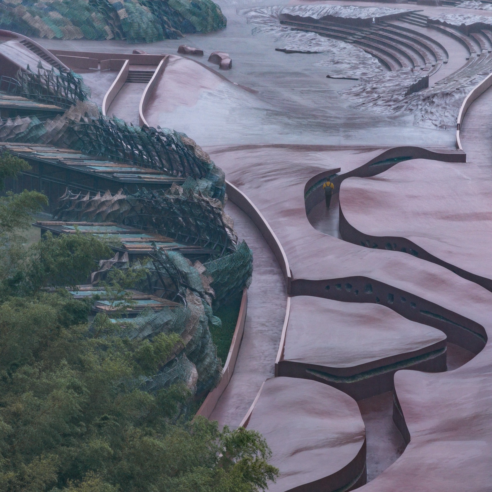 窑湖小镇飞鸟剧场丨中国无锡丨goa大象设计-51