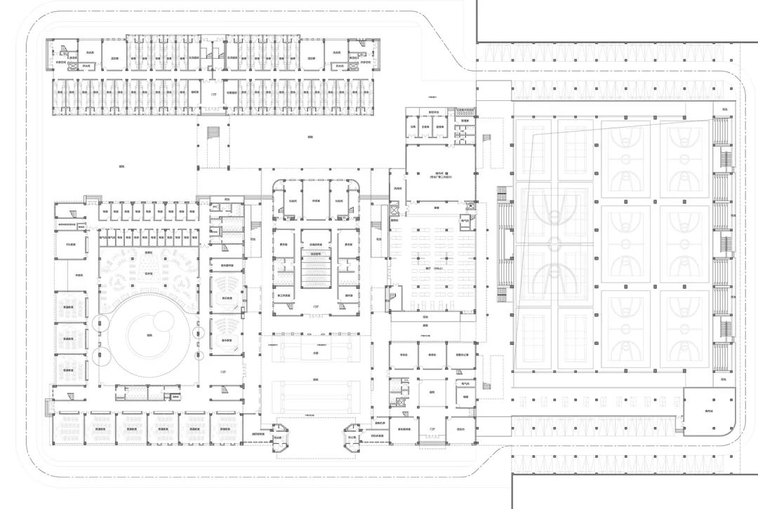 济南章丘北大新世纪实验学校丨中国济南丨山东建筑大学建筑城规学院象外营造工作室-81