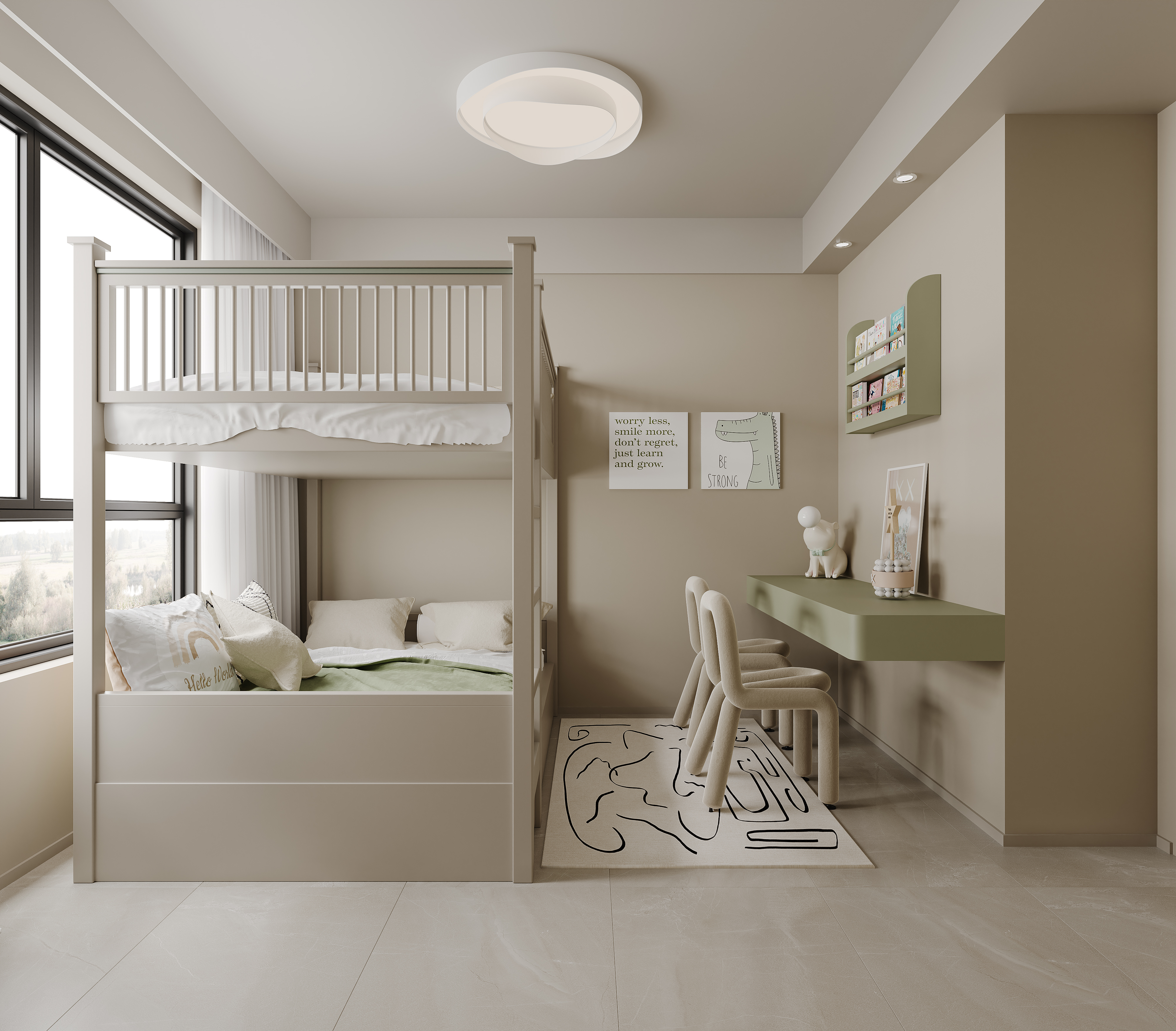 现代极简风丨白龙马效果图-6