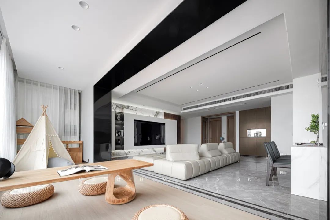 云端之外 · 现代奶油风格的温馨家庭空间设计丨中国长沙丨住美设计-20