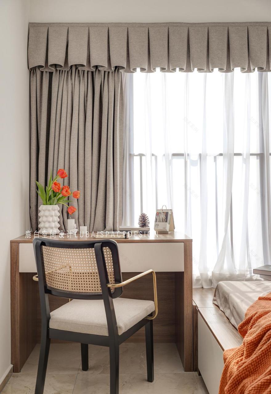 96㎡复古风精装房丨鹿白空间设计-29