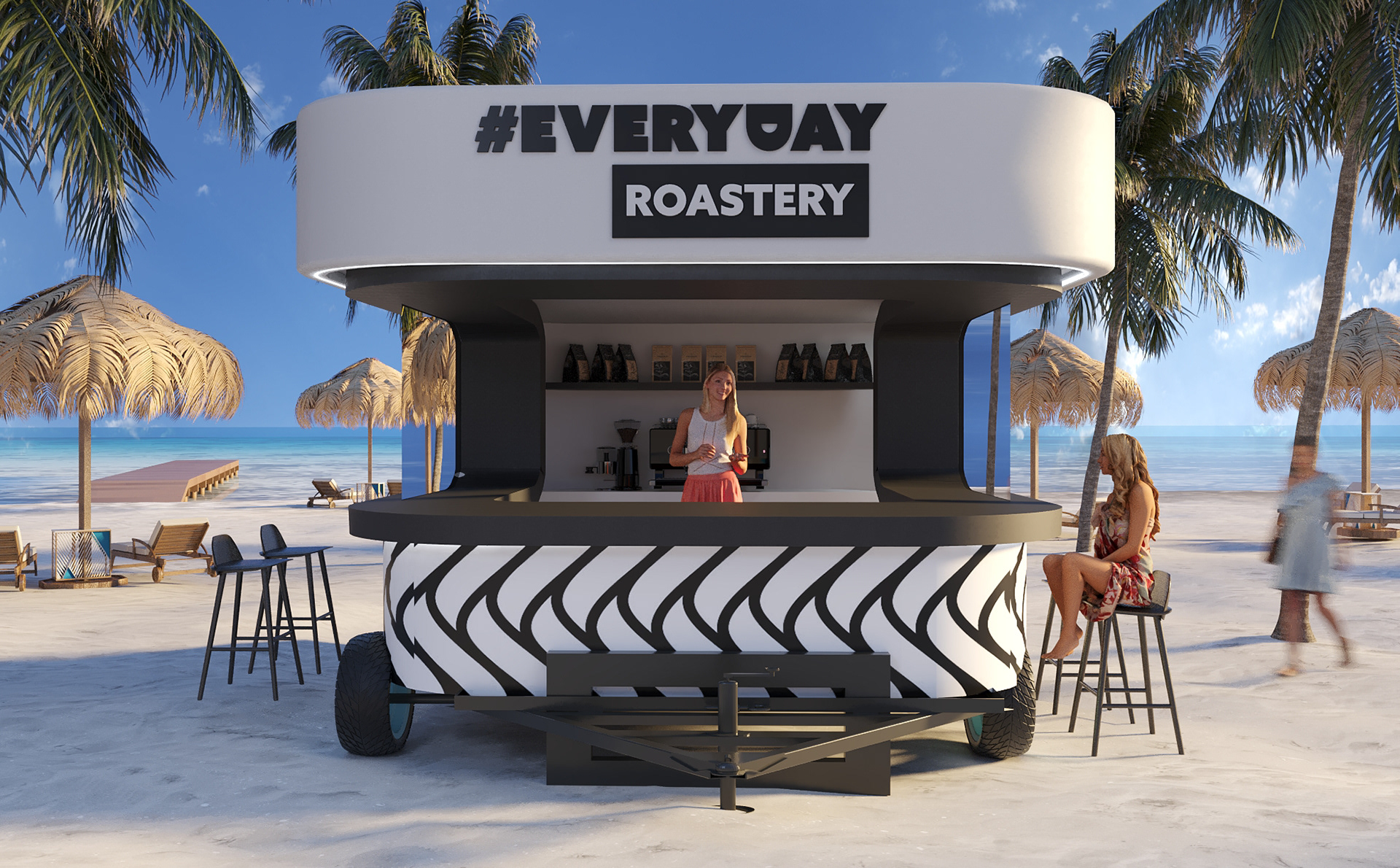 EVERYDAY ROASTERY 摊位及卡车设计-14