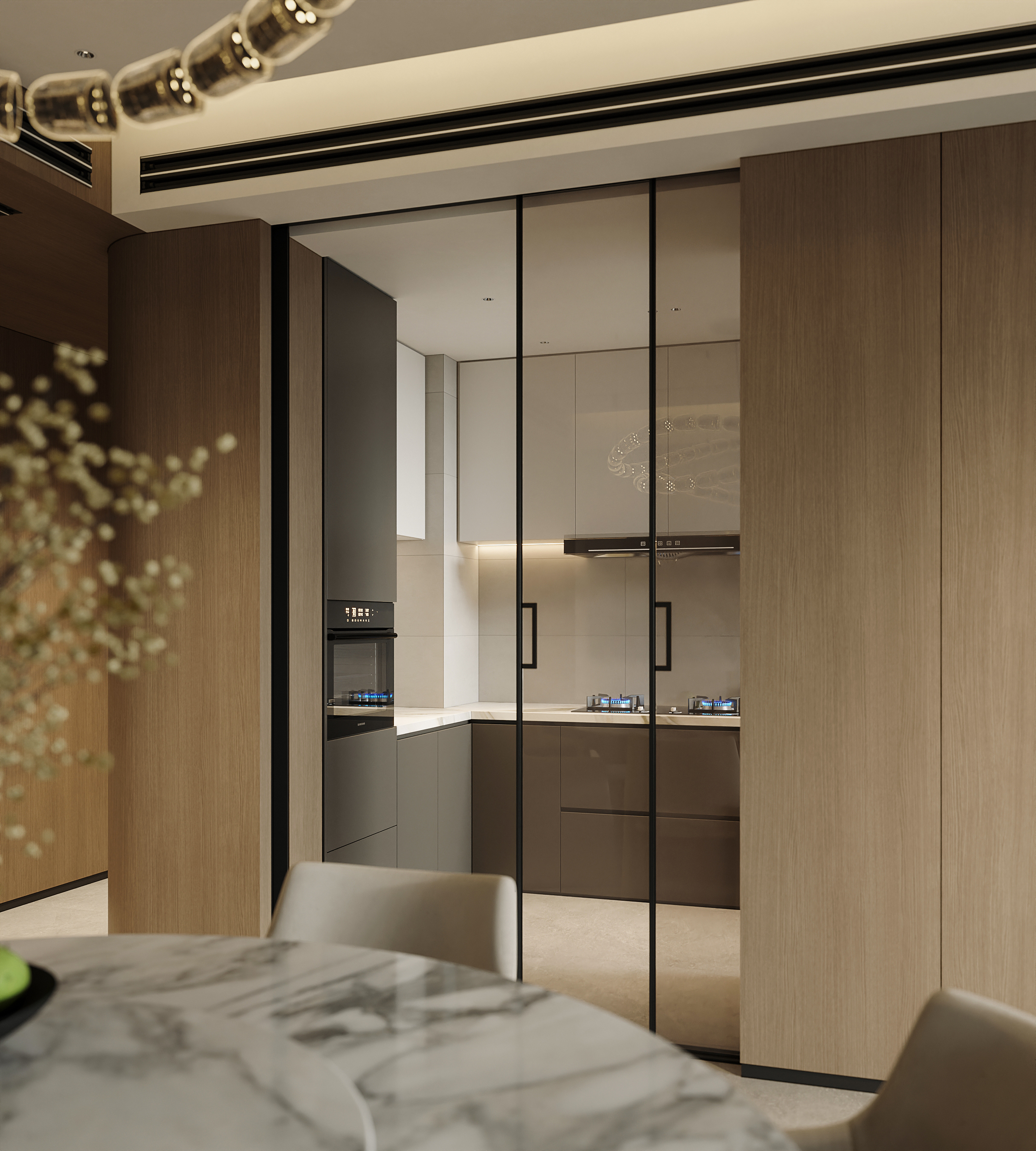 现代意式平层表现案例-6