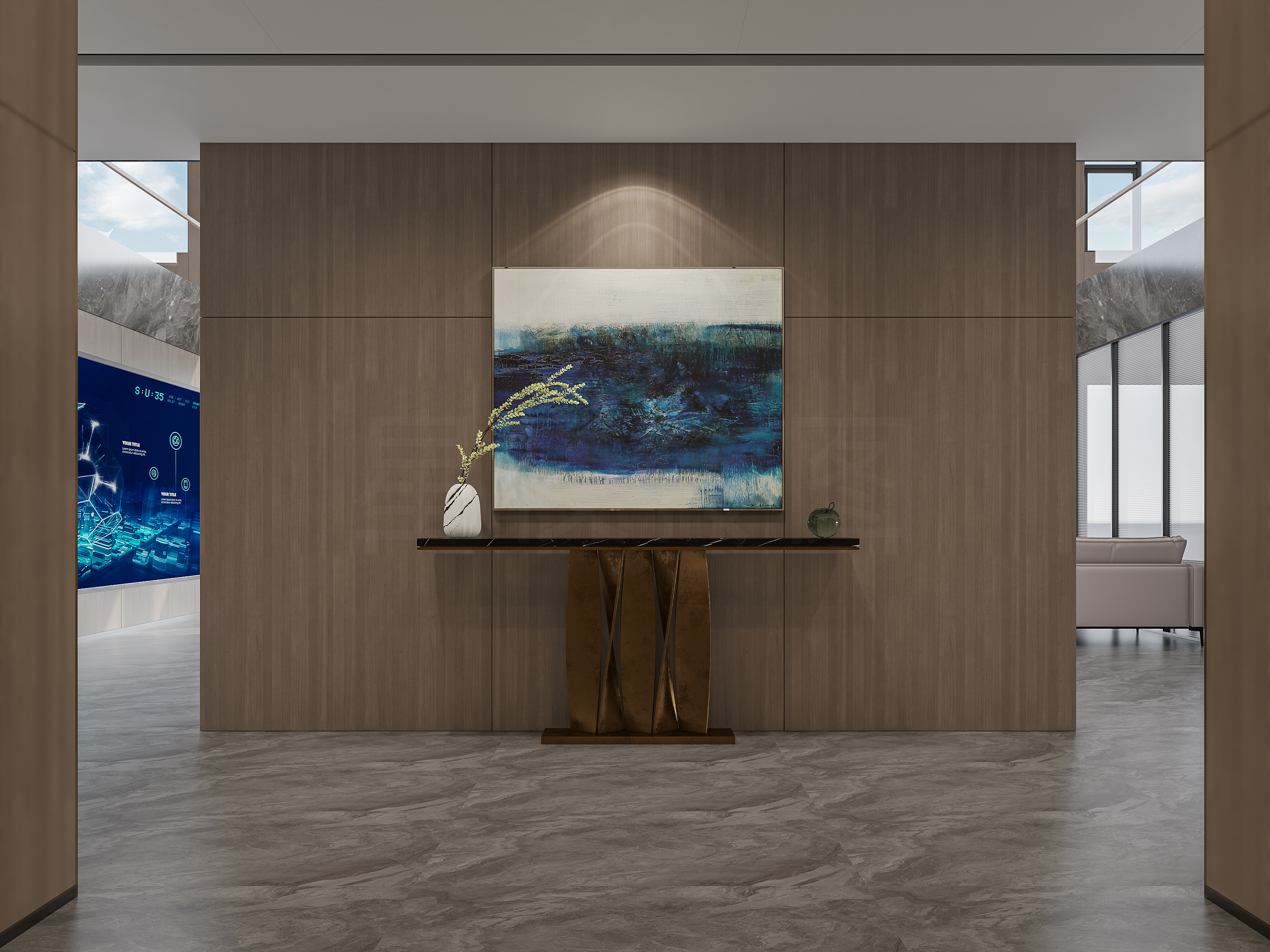 科研办公 一个现代简约的办公生活环境-6