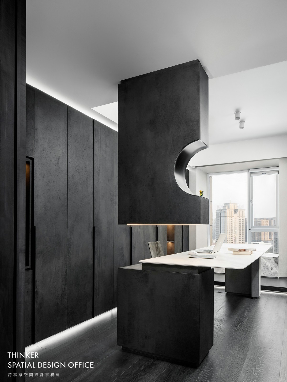 诗享家设计 | 140㎡高级灰现代简约住宅,生活不寻常-59