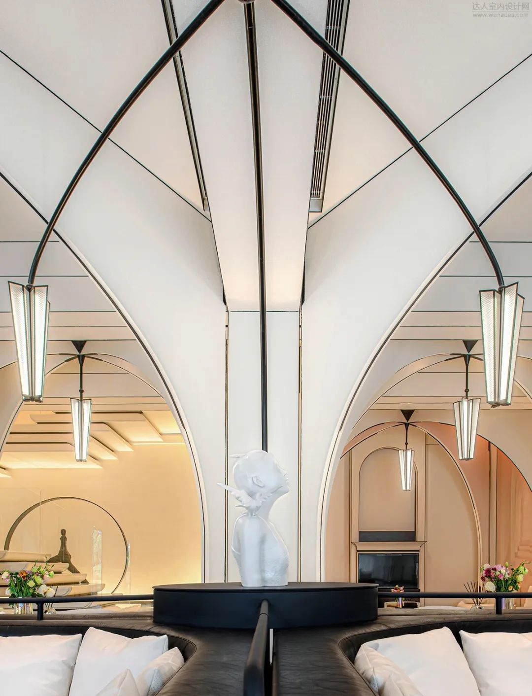 长春中海锦城售楼部 | 几何韵律中的优雅艺术空间-79