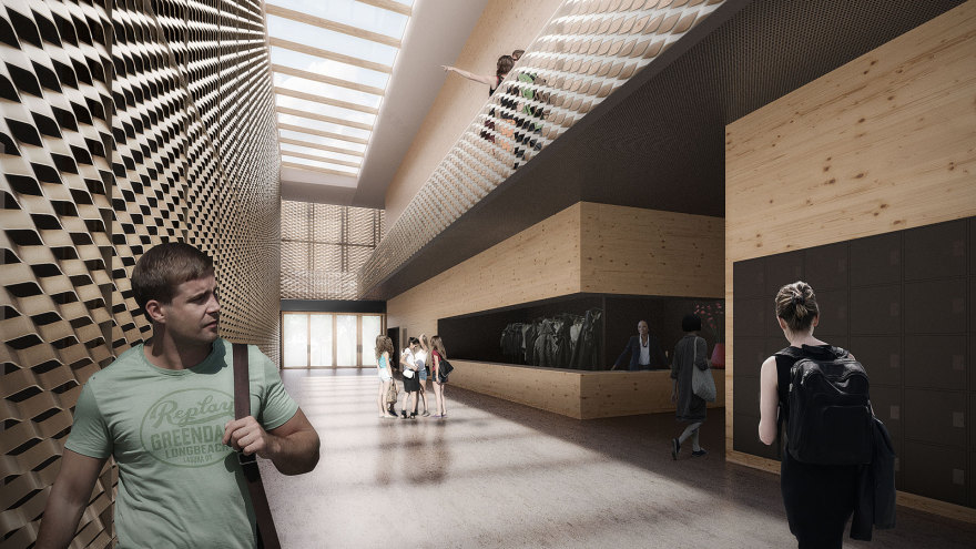 波兹南大学体育中心 | 现代模块化设计融入绿色环境-10